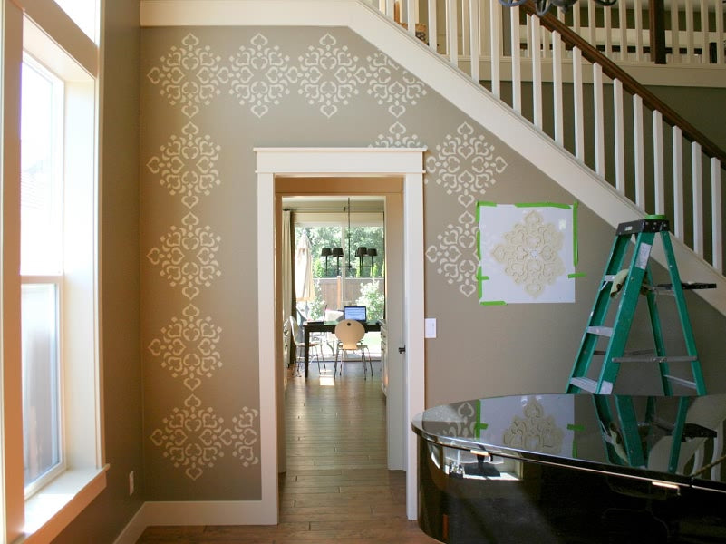 Giant Mandala Wall Stencils