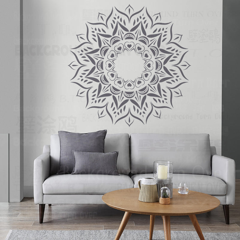 Giant Mandala Wall Stencils