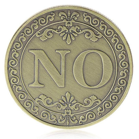 Cap ou pas cap? YES NO Decision Making Double Sided Coin