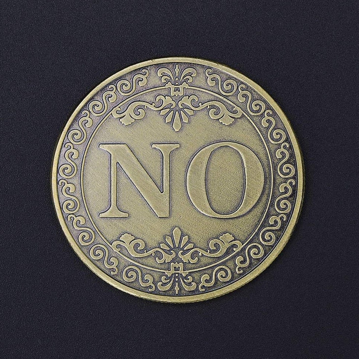 Cap ou pas cap? YES NO Decision Making Double Sided Coin