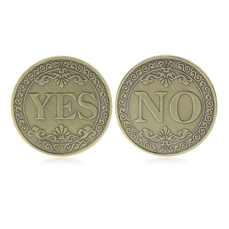 Cap ou pas cap? YES NO Decision Making Double Sided Coin