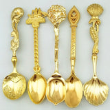 Set of Five Apothecary Spoons Witches Kitchen