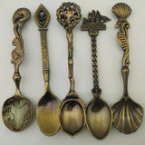 Set of Five Apothecary Spoons Witches Kitchen