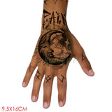 Hand Tattoos Waterproof Temporary Tattoo