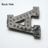 26 Letters Rhinestones Alphabet | Appliqués Patches - Woodland Gatherer