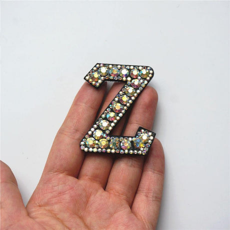 26 Letters Rhinestones Alphabet | Appliqués Patches - Woodland Gatherer