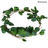 Christmas Wreath Berries Cones Artificial Vine Hanging Floral Foliage Garland Christmas Decorations