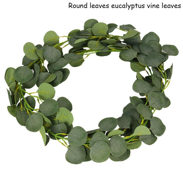 Christmas Wreath Berries Cones Artificial Vine Hanging Floral Foliage Garland Christmas Decorations