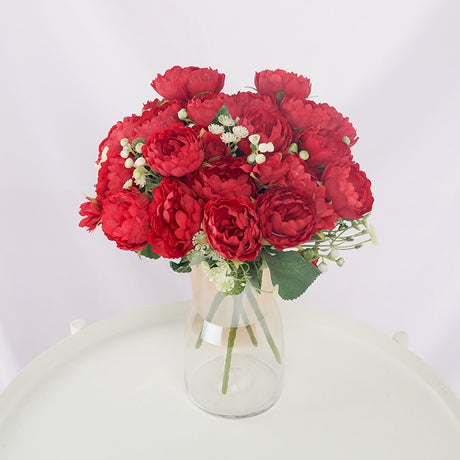 5 Heads Silk Peony Artificial Flowers