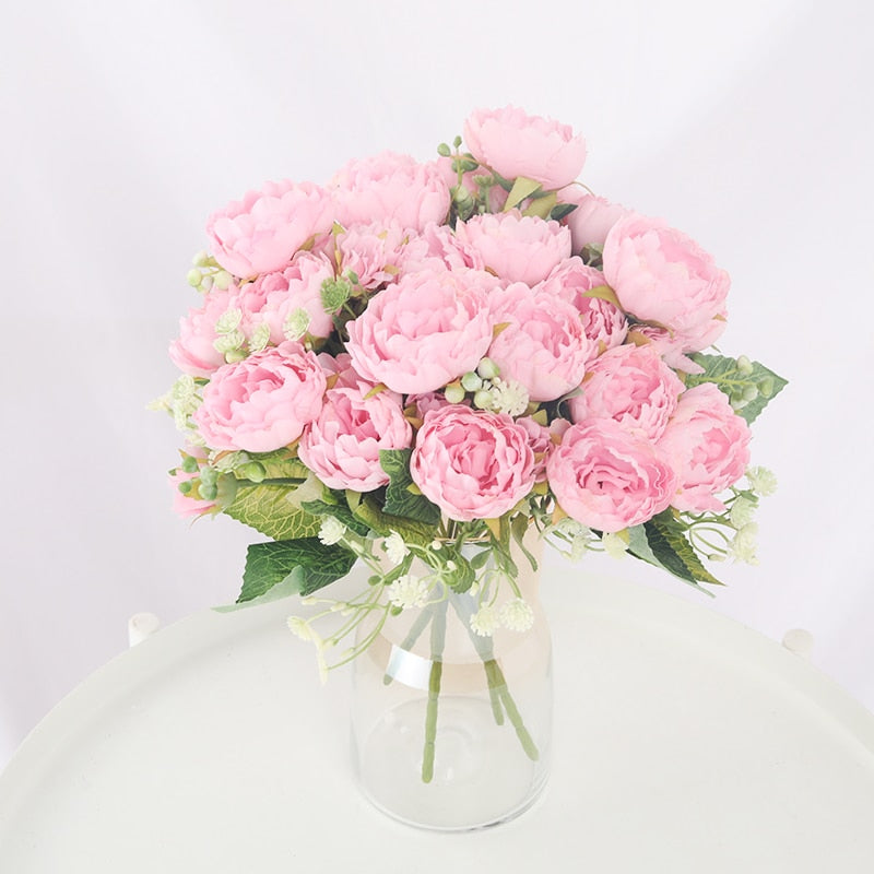 5 Heads Silk Peony Artificial Flowers