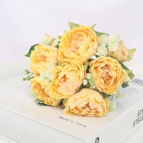 5 Heads Silk Peony Artificial Flowers