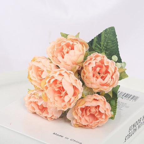 5 Heads Silk Peony Artificial Flowers