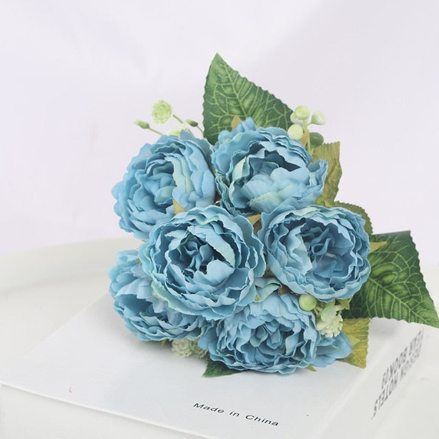 5 Heads Silk Peony Artificial Flowers