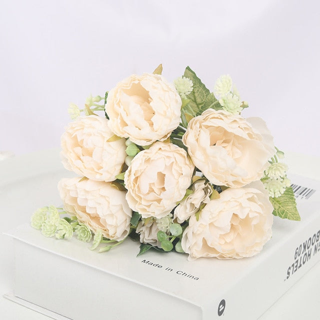 5 Heads Silk Peony Artificial Flowers