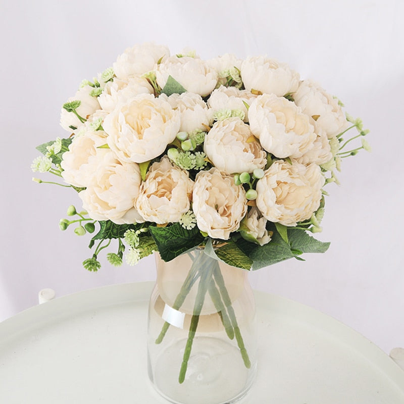 5 Heads Silk Peony Artificial Flowers