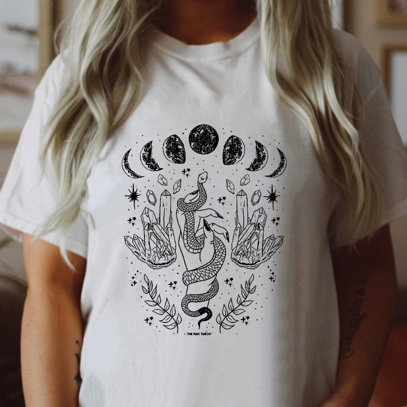Mystical Moon Phases T-shirt