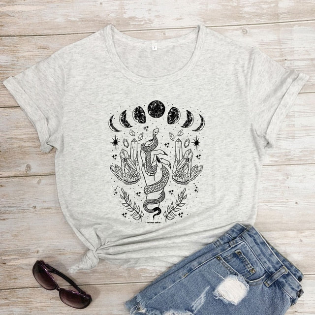 Mystical Moon Phases T-shirt