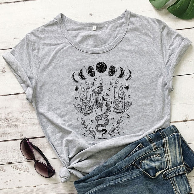 Mystical Moon Phases T-shirt
