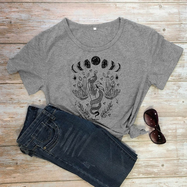 Mystical Moon Phases T-shirt