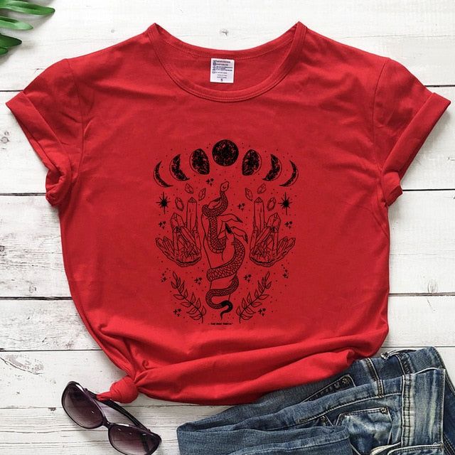Mystical Moon Phases T-shirt