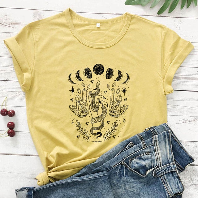 Mystical Moon Phases T-shirt