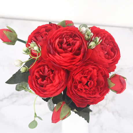 All The Colours Peonies Silk Artificial Flowers