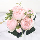 All The Colours Peonies Silk Artificial Flowers