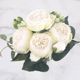 All The Colours Peonies Silk Artificial Flowers
