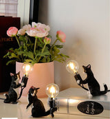 Kitty Cat Table Lights Desk Lamps