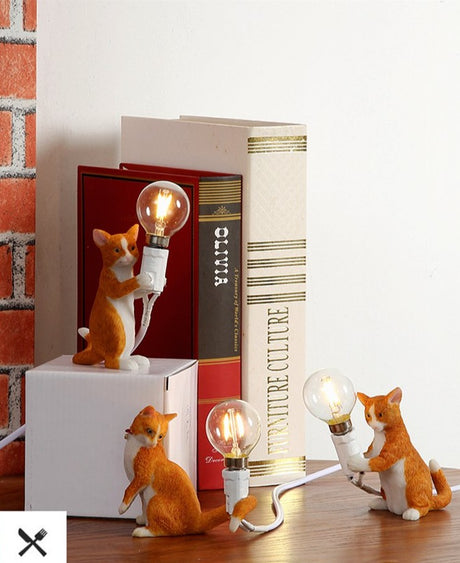 Kitty Cat Table Lights Desk Lamps