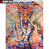 Boho Elephant Crystal Mosaic Painting DIY Craft