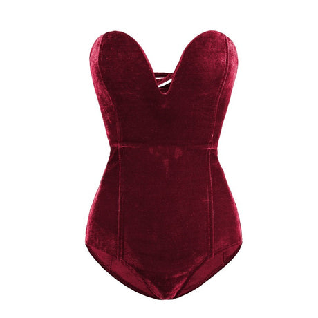 Velvet Baby-Cakes Strapless Backless Bodysuit