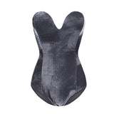 Velvet Baby-Cakes Strapless Backless Bodysuit