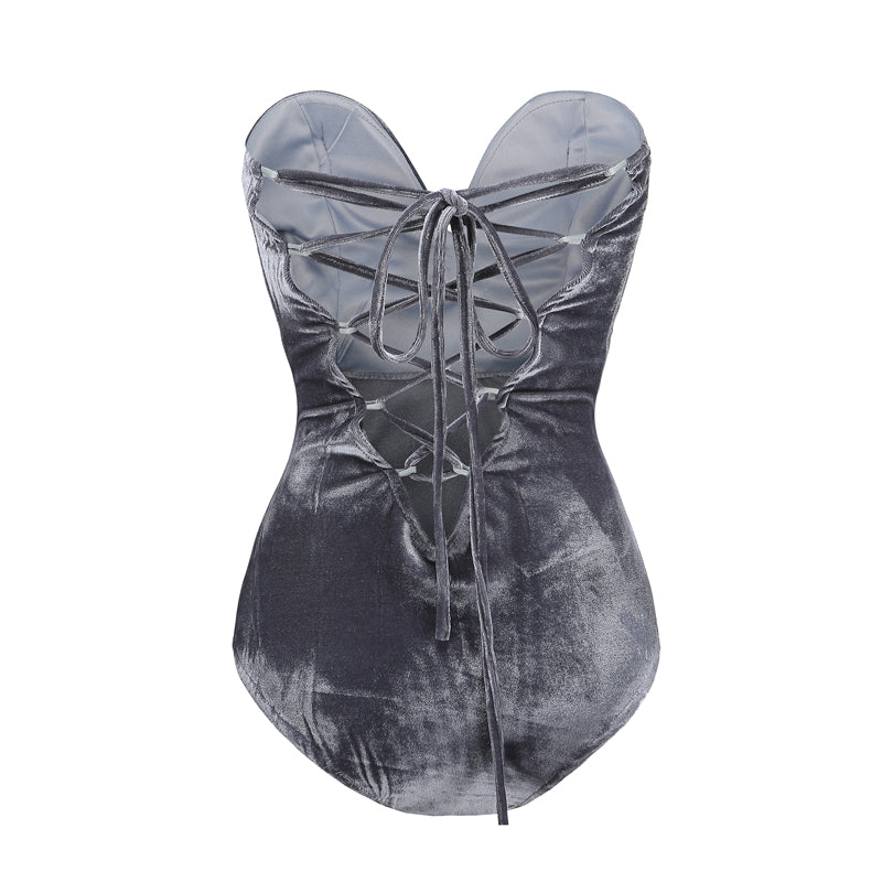 Velvet Baby-Cakes Strapless Backless Bodysuit