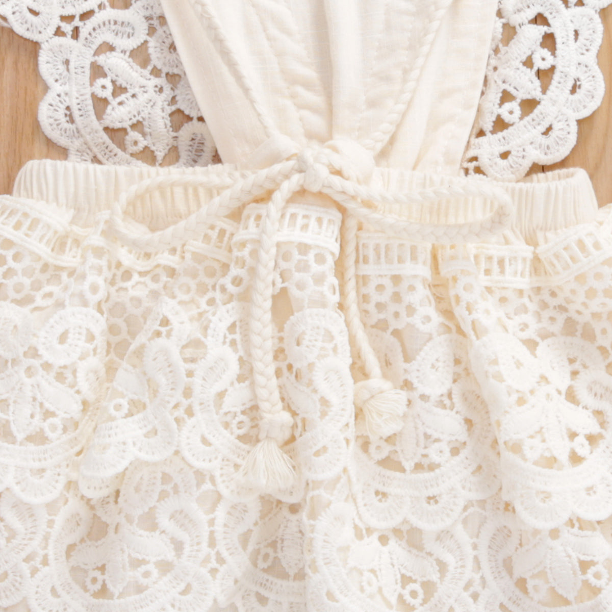Princess Baby Girls Lace Romper