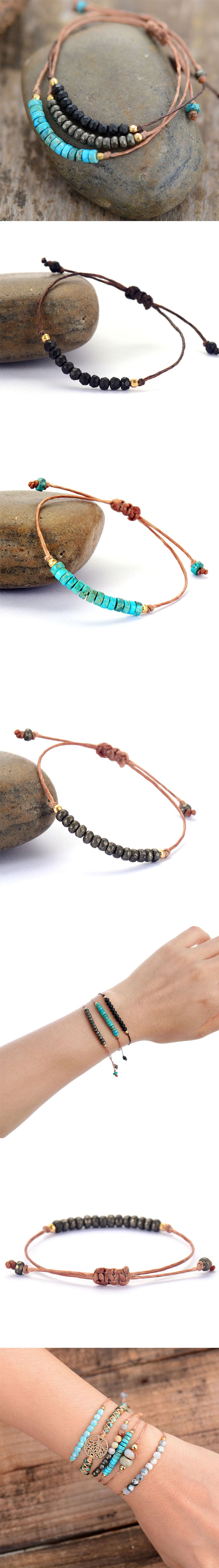 Natural Stone Beaded Bracelets