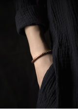 Handmade Hammered Pure Copper Bracelet Unisex Jewellery