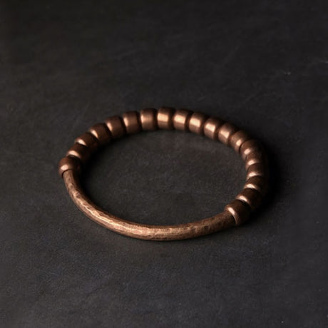 Handmade Hammered Pure Copper Bracelet Unisex Jewellery