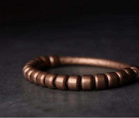 Handmade Hammered Pure Copper Bracelet Unisex Jewellery