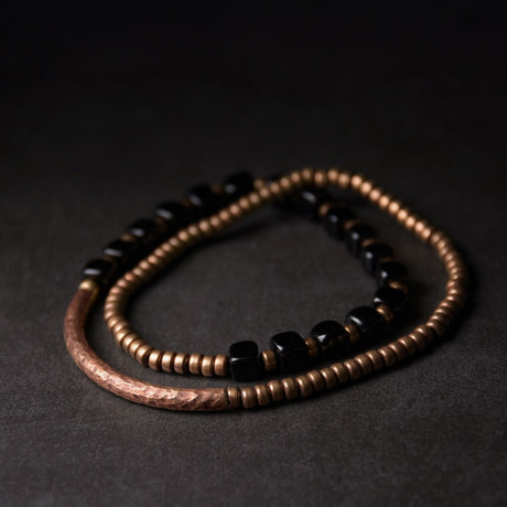 Handmade Hammered Pure Copper Bracelet Unisex Jewellery