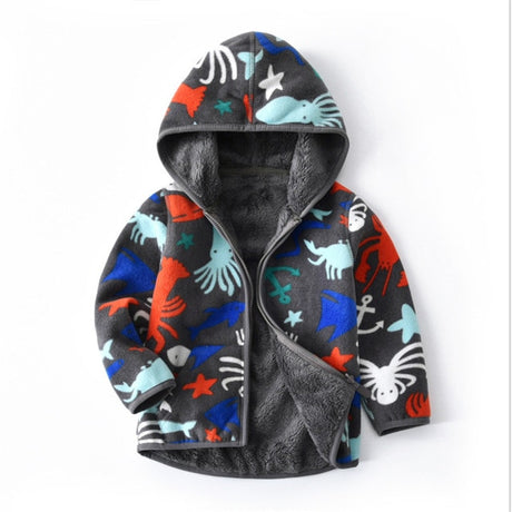 Boys & Girls Dinosaur Hoodie Coat Jacket