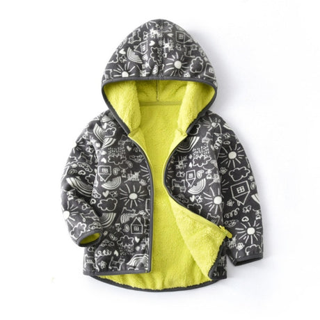 Boys & Girls Dinosaur Hoodie Coat Jacket