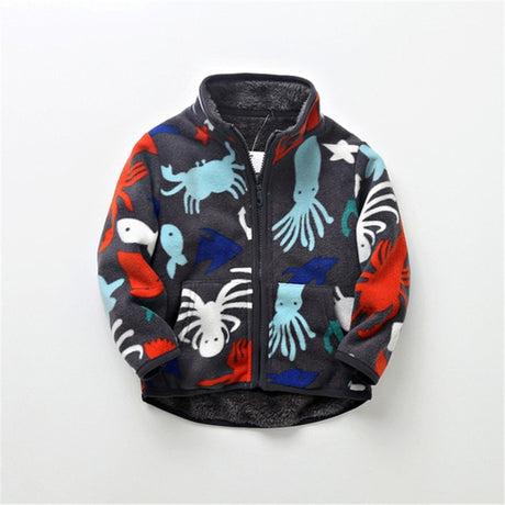 Boys & Girls Dinosaur Hoodie Coat Jacket
