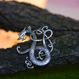 Viking Necklace Dragon Amulet Pendant Necklace Norse Talisman Jewellery