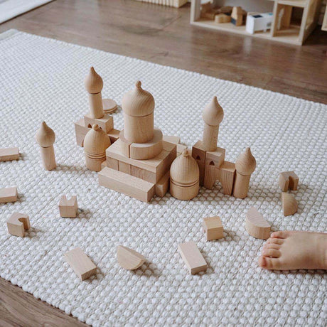 Arabian Nights & Colosseum Days - Sets of Wooden Building Blocks Toys