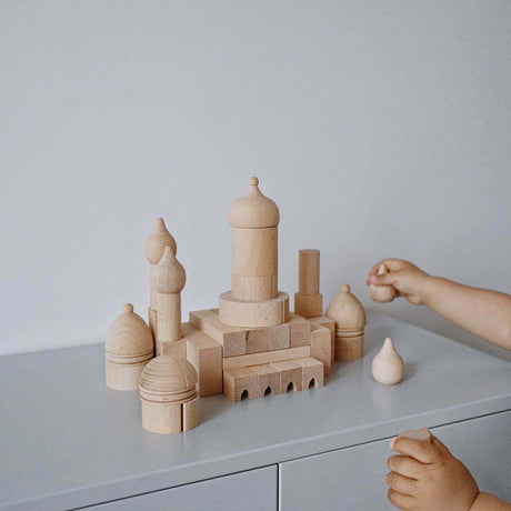Arabian Nights & Colosseum Days - Sets of Wooden Building Blocks Toys