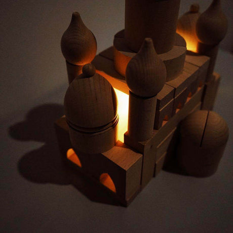 Arabian Nights & Colosseum Days - Sets of Wooden Building Blocks Toys