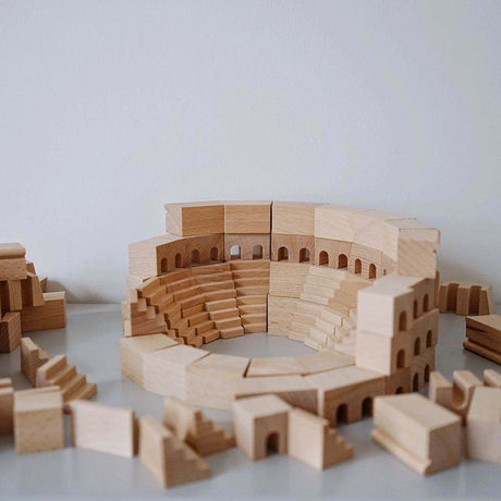 Arabian Nights & Colosseum Days - Sets of Wooden Building Blocks Toys