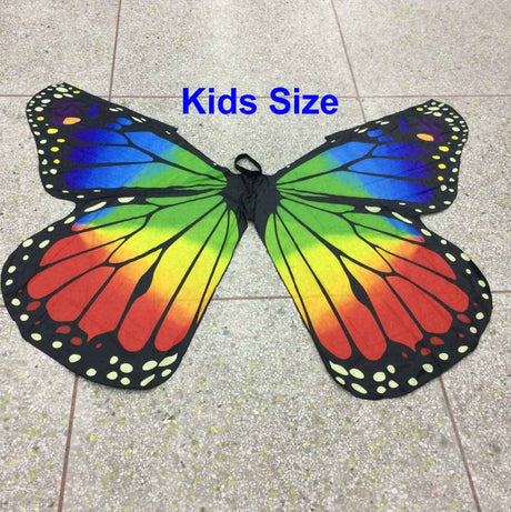 Super Large Butterfly Wings Dancing Festival Wear Adult Kids 2 Sizes