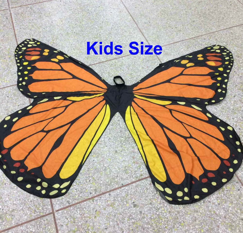 Super Large Butterfly Wings Dancing Festival Wear Adult Kids 2 Sizes